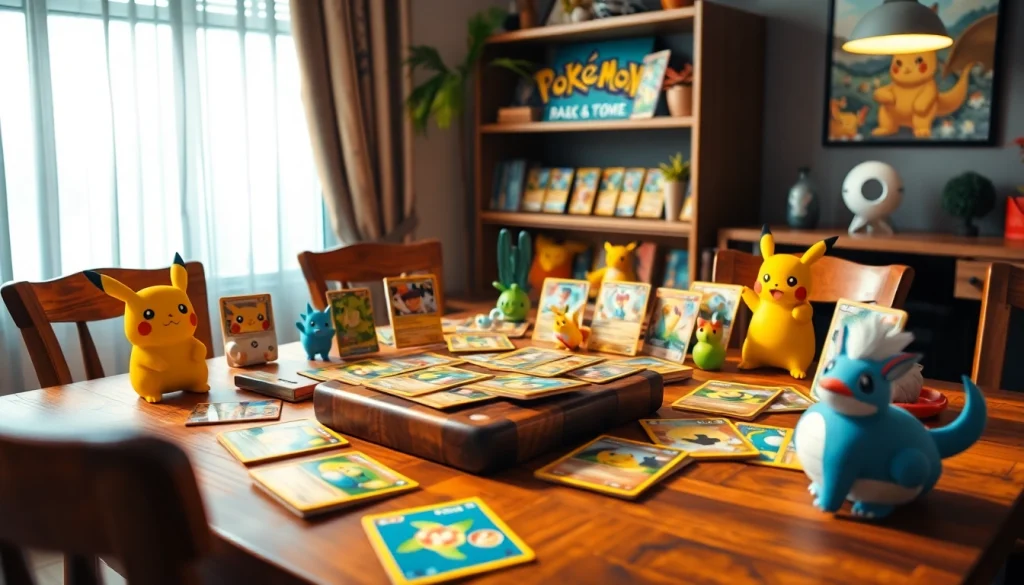 Showcase the diverse Real pokemon cards india collection on a stylish table.