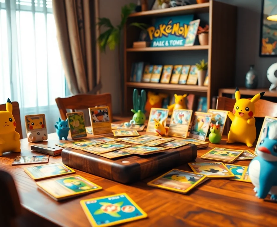 Showcase the diverse Real pokemon cards india collection on a stylish table.